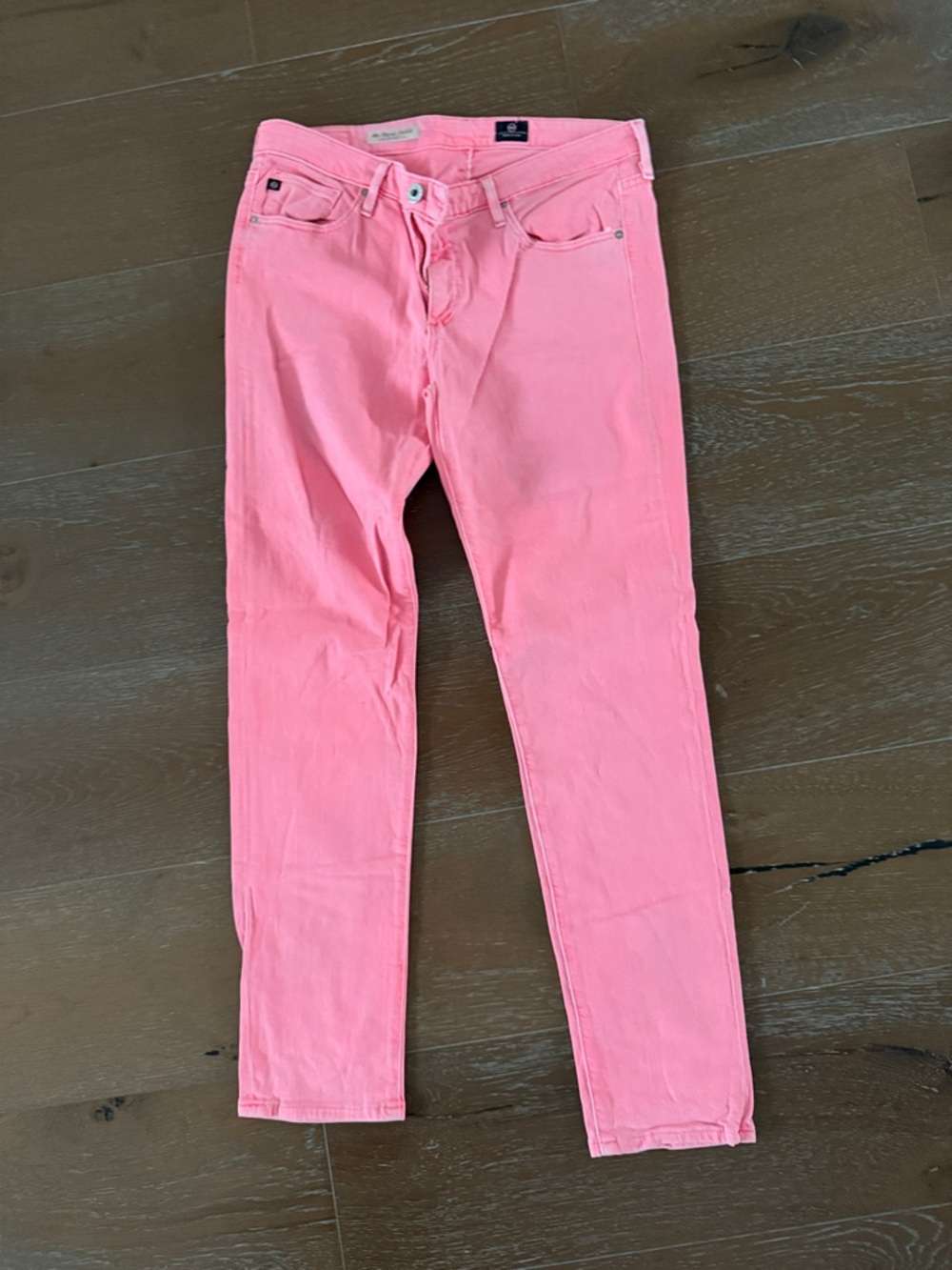 AG Adriano Goldschmied Pink Skinny Jeans